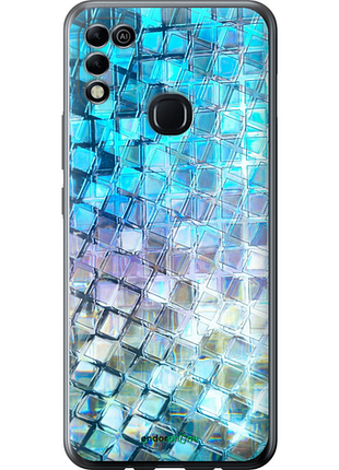 Чехол на infinix hot 11 play переливающаяся чешуя "227u-2756-8094", чехол для телефона