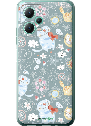Чехол на xiaomi redmi note 12 5g котята v3 "1223u-2934-8094", чехол для телефона