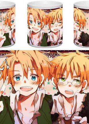 Кухоль hetalia - америка, канада ht126
