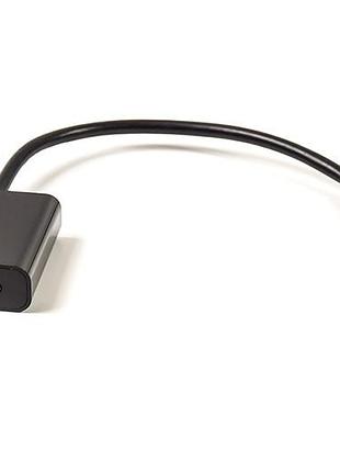 Кабель-переходник powerplant hdmi - vga, 0.15м, позолоченные коннекторы, черный