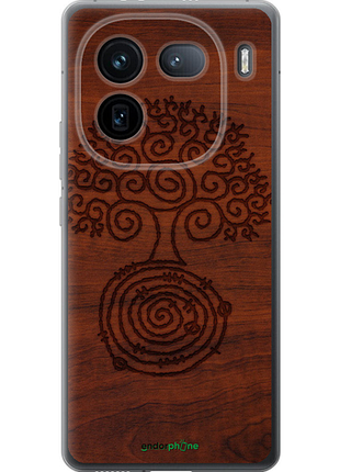 Чехол на vivo iqoo 12 pro узор дерева "4119u-3420-8094"