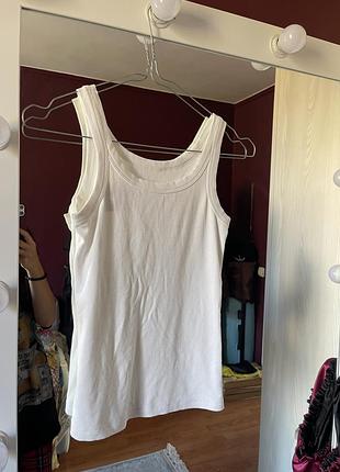 Біла майка танк топ tank top