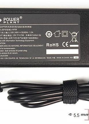 Блок питания для ноутбуков powerplant acer 220v, 19v 90w 4.74a (5.5*1.7)