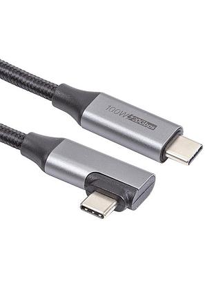 Кабель cabletime usb3.2, usb-c - usb-c, 20gbps, 100w, 20v/ 5a, 4k/ 60hz, 1м (cu24h)