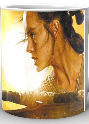 Кружка geek land белая звёздные войны star wars rey 2 sw.002.38