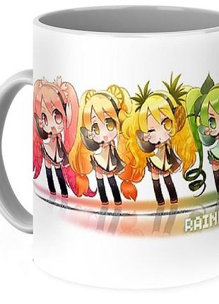 Кружка geek land біла hatsune miku чибікі хатсуне мікі nм. vc 02.17