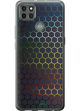Чохол на motorola g9 power переливні стільники "498u-2229-8094"
