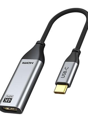 Кабель-перехідник cabletime usb 3.1 type-c (m) - hdmi 2.0 (f), 0.2 м (cp10b)