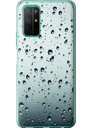 Чехол на huawei honor 30s стекло в каплях "848u-1897-8094", чехол для телефона