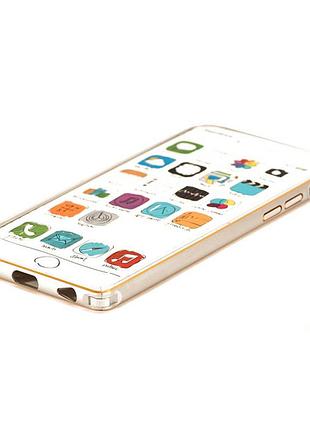 Бампер remax для iphone 6/6s halo silver 2