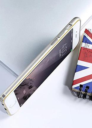 Бампер remax для iphone 6/6s halo silver 5