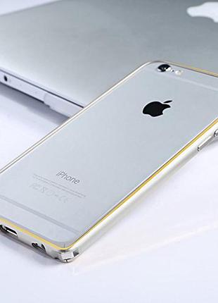 Бампер remax для iphone 6/6s halo silver 6