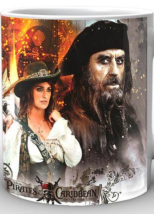 Кружка geekland белая pirates of the caribbean пираты карибского моря персонажи pc.02.007