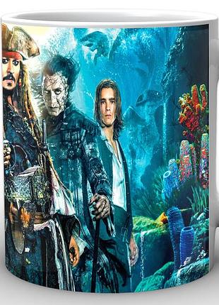 Кружка geekland белая pirates of the caribbean пираты карибского моря герои пятой части pc.02.030
