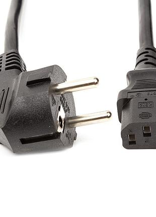 Кабель живлення powerplant cee7/17-c13, cu 3x1.5мм2, 5 м