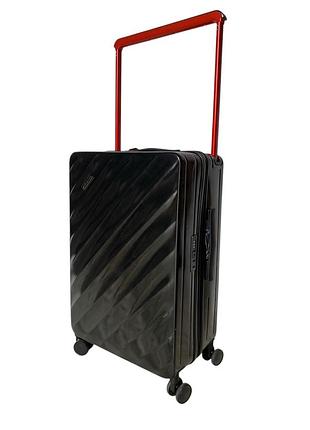 Валіза milano bag 015 колір чорний розмір середній m