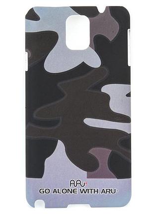 Чехол aru для samsung galaxy note 3 camoufladge gray