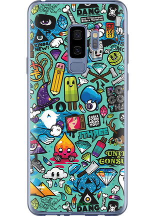 Чехол на samsung galaxy s9 plus стикер бомбинг 1 "693u-1365-8094", чехол для телефона