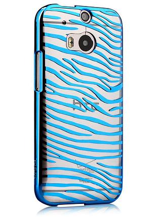 Чохол vouni для htc one m8 glimmer zebra blue