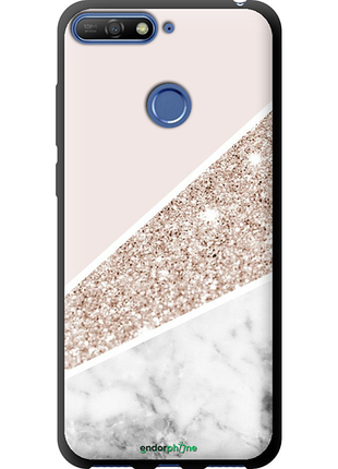 Чохол на huawei y6 prime 2018 пастельний мармур "4342b-1441-8094"