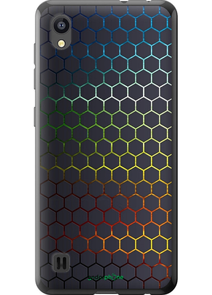 Чехол на zte blade a5 2019 переливающиеся соты "498u-2109-8094", чехол для телефона