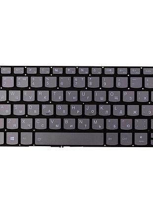 Клавиатура для ноутбука lenovo yoga 730-13ikb, 730-15ikb, темно-серая, подсветка