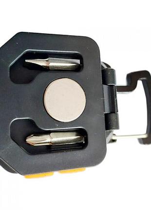 Фонарь multifunctional ll-201-cob ultra (white+yellow+red), multitool, li-ion аккум., зажигалка, магнит, карабин, отвертка 5