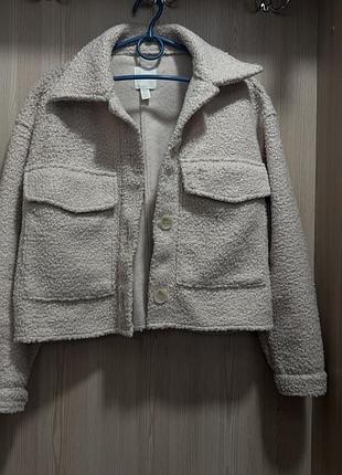 Куртка тедді h&m