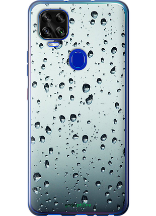 Чехол на zte blade v2020 стекло в каплях "848u-2529-8094", чехол для телефона