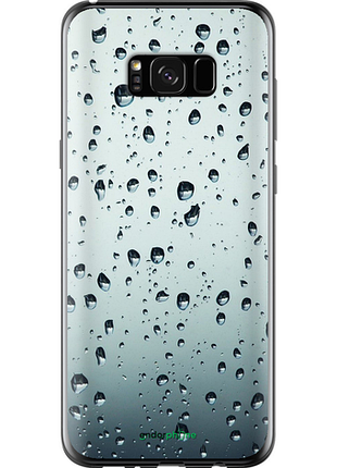 Чехол на samsung galaxy s8 plus стекло в каплях "848u-817-8094", чехол для телефона