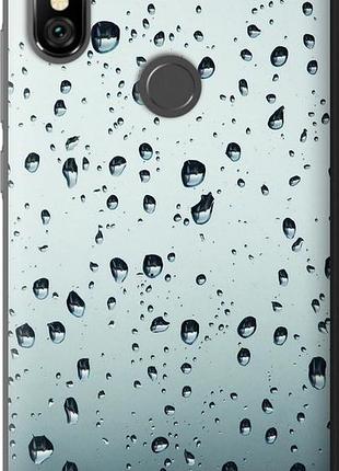 Чехол на xiaomi redmi note 6 pro стекло в каплях "848u-1551-8094"