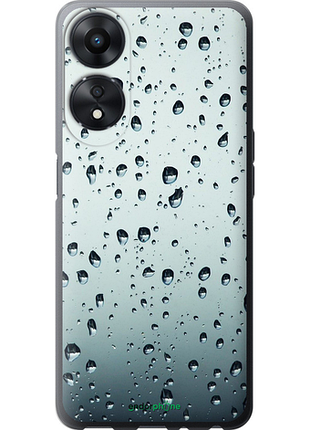 Чехол на oppo a78 5g стекло в каплях "848u-3169-8094", чехол для телефона