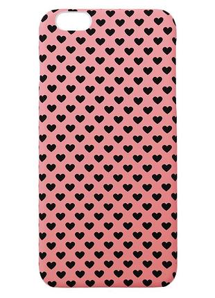 Чохол aru для iphone 6 plus/6s plus hearts pink