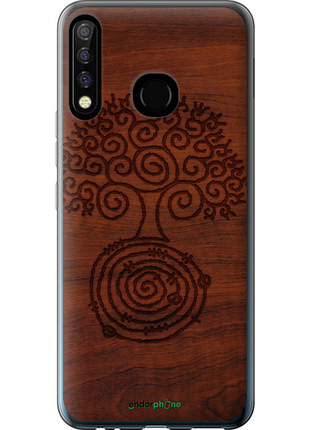 Чехол на tecno camon 12 cc7 узор дерева "4119u-2432-8094", чехол для телефона
