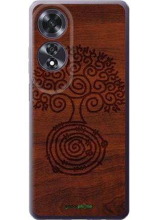 Чохол на oppo a60 4g візерунок дерева "4119u-3702-8094", чохол для телефона