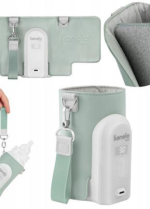 Подогреватель бутылочек lionelo thermup go evo green sage