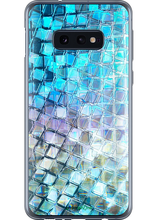 Чехол на samsung galaxy s10e переливающаяся чешуя "227u-1646-8094"
