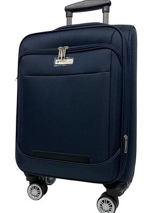 Валіза worldline airtex 621 колір темно-синій розмір маленький s