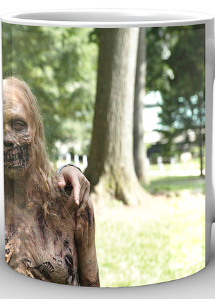 Кружка geekland белая ходячие мертвецы the walking dead рик и зомби wd.02.007