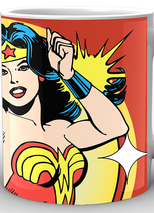 Кружка geekland белая чудо-женщина wonder woman комиксы ww.02.008