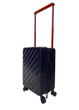 Валіза milano bag 015 колір темно-синій розмір маленький s
