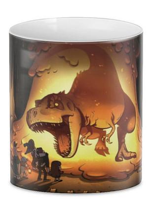 Кружка гравити фолз gravity falls dinosaur gf.02.15