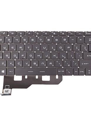 Клавиатура для ноутбука msi ge66 черная, подсветка