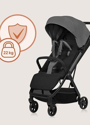 Прогулянкова коляска lionelo julie air grey stone