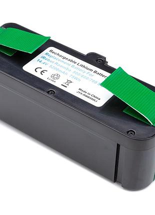 Акумулятор powerplant для пилососу irobot roomba 500, 600 14.4v 5.2ah li-ion (jyx-rmb500li)