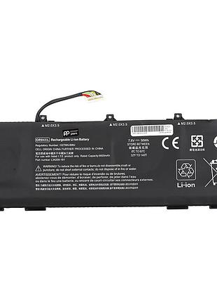 Аккумулятор powerplant для ноутбуков hp elitebook x360 (or04xl) 7.6v 6600mah