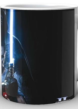 Кухоль geek land біла зоряні війни star wars світло мечі sw.002.26