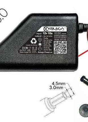 Блок питания для ноутбука dell 19.5v 3.34a 65w 4.5x3.0mm (+pin) (kolega-power (авто)) 12 мес.гар.