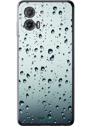 Чехол на motorola g73 стекло в каплях "848u-3196-8094", чехол для телефона