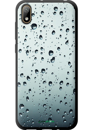 Чехол на huawei y5 2019 стекло в каплях "848b-1695-8094", чехол для телефона
